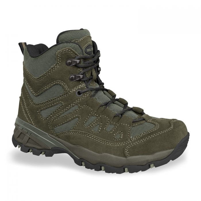 Mil-Tec Squad Stiefel 5 Inch Schuhe Trekkingschuhe Outdoorschuhe Grau 