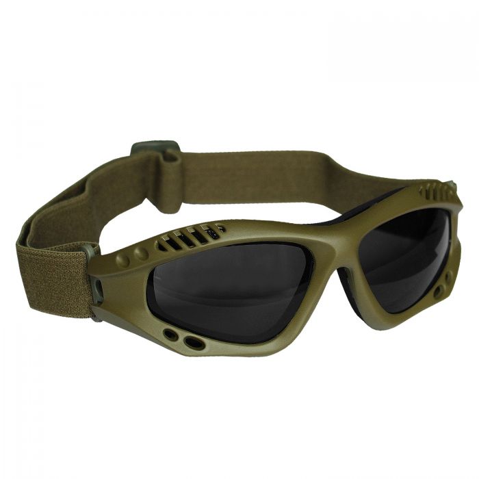 MIL-TEC COMMANDO BRILLE AIR PRO SMOKE Sportbrille Radbrille Military 