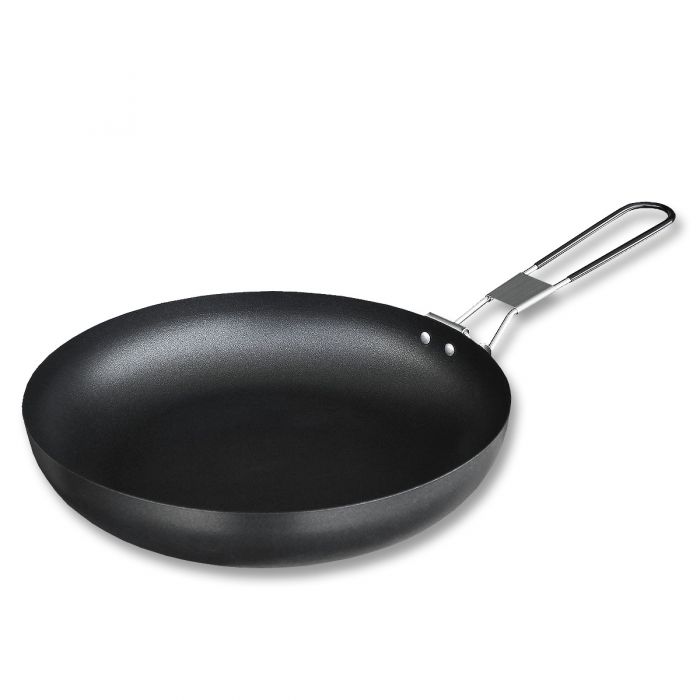 Camping Pfanne mit Klappgriff Bratpfanne Antihaftbeschichtung Camping Picknick 
