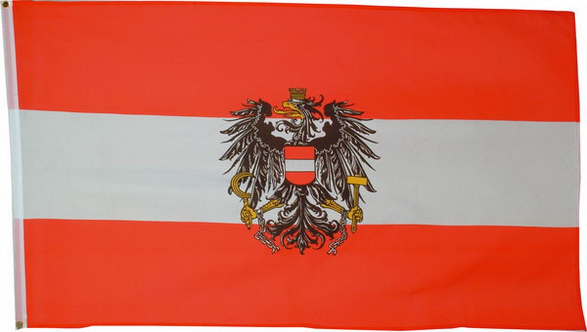 Flagge / Fahne 90x150 cm Österreich m. Adler im bw-online-shop