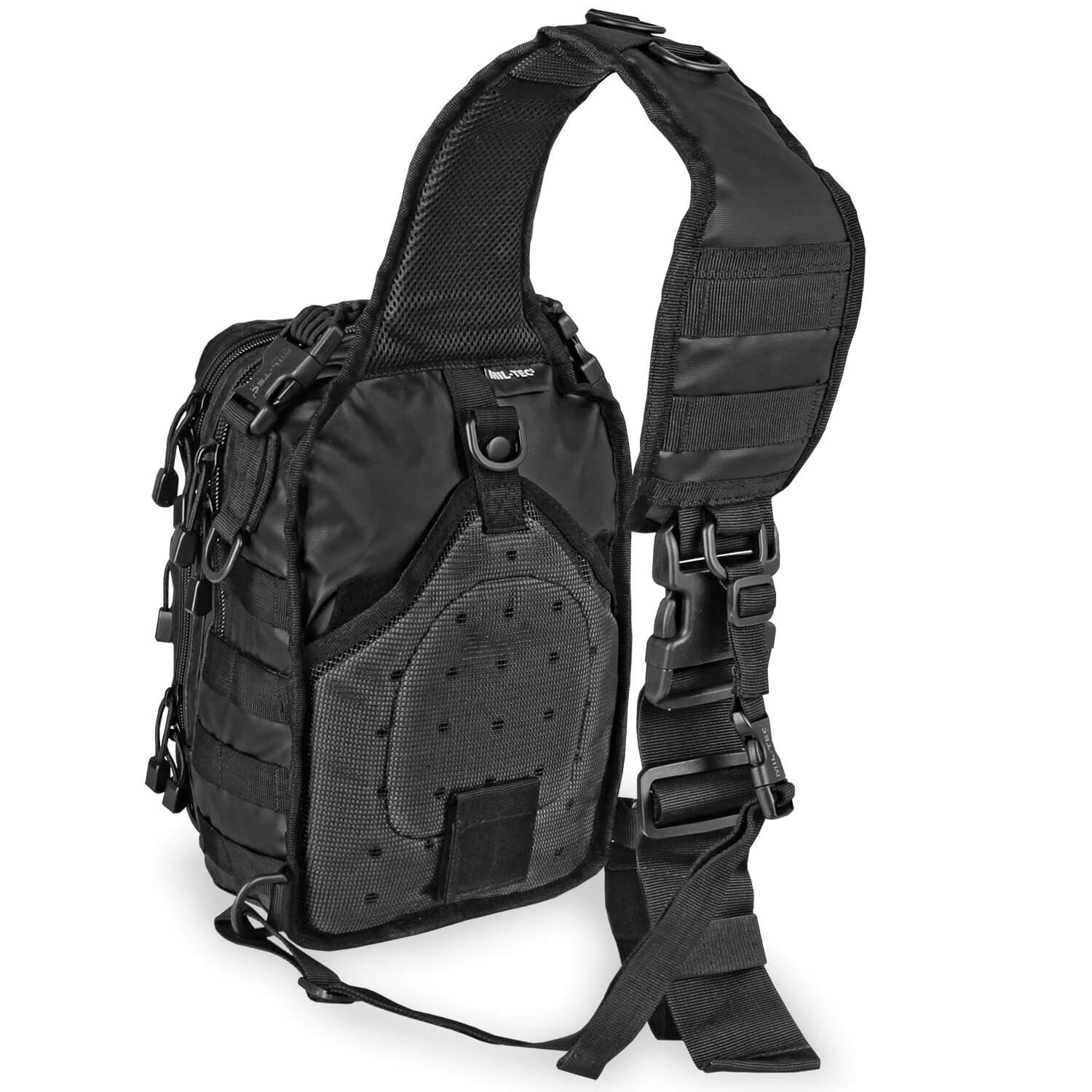 MilTec One Strap Assault Pack Small Tactical Black im Bundeswehr und