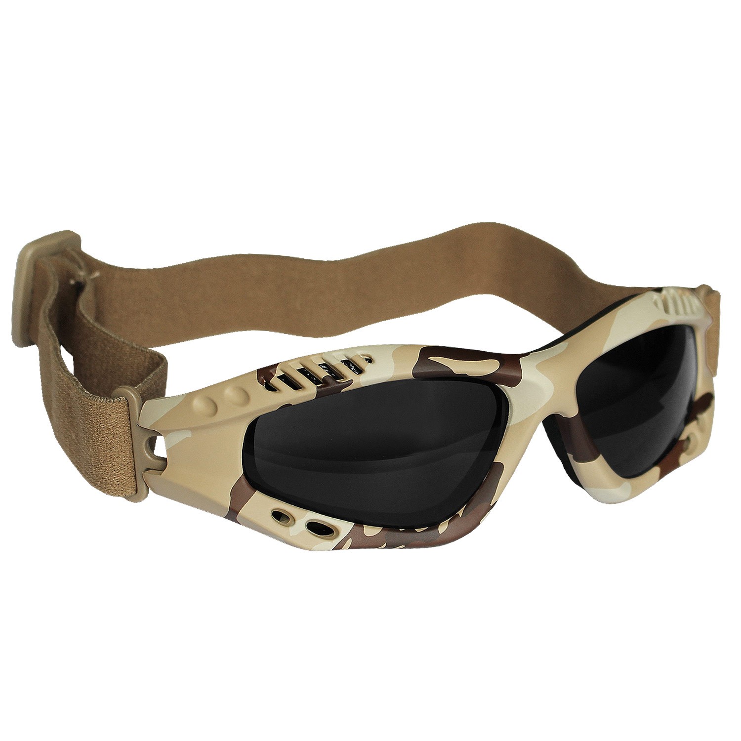MilTec Commando Brille Air Pro smoke im Bundeswehr und