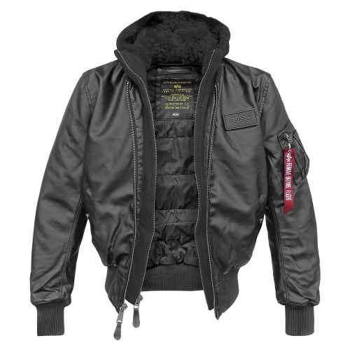 Alpha Industries Lederjacke Ma1 D Tec Im Bundeswehr Und Freizeitshop