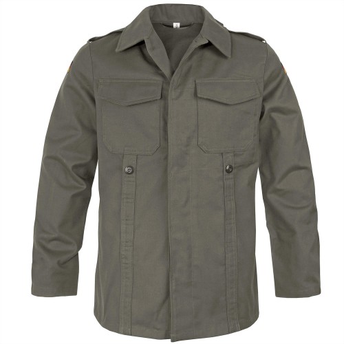 MOLESKIN BUNDESWEHR FELDJACKE FELDBLUSE OLIV BLUSE BW JACKE Alte Art