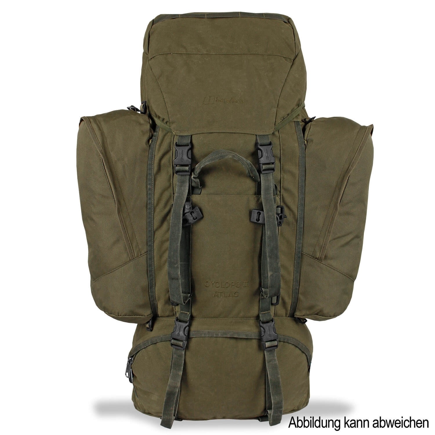 Mod. BW Rucksack oliv mit Träger wie BW Packtasche