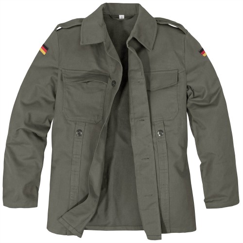 MOLESKIN BUNDESWEHR FELDJACKE FELDBLUSE OLIV BLUSE BW JACKE Alte Art