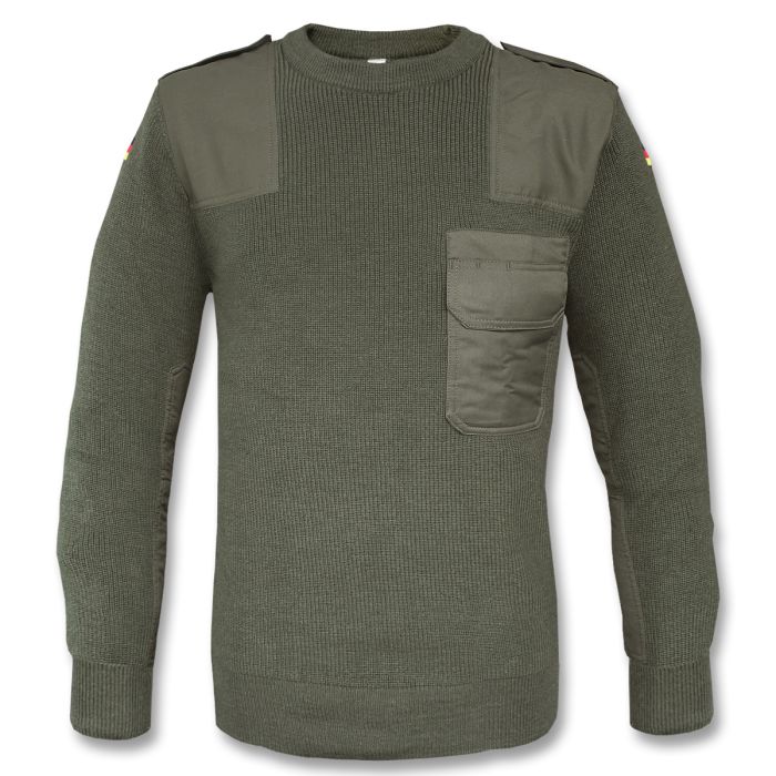 Wolle Bundeswehr Pulli Grün Original Bundeswehr Pullover Nach TL