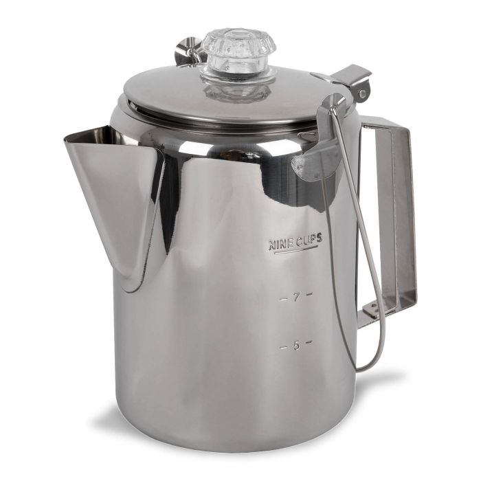 Kaffeekanne Edelstahl mit Perkolator