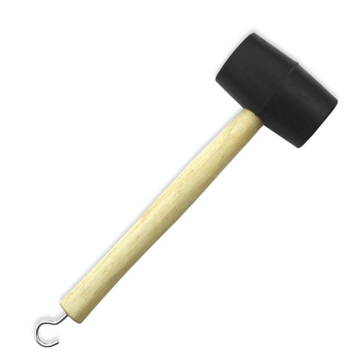 Gummiholzhammer mit Haken