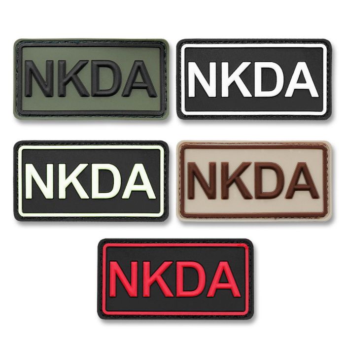 3-D Rubber Patch NKDA Abzeichen