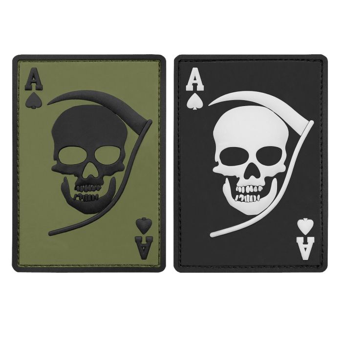3-D Rubber Patch Death Ace