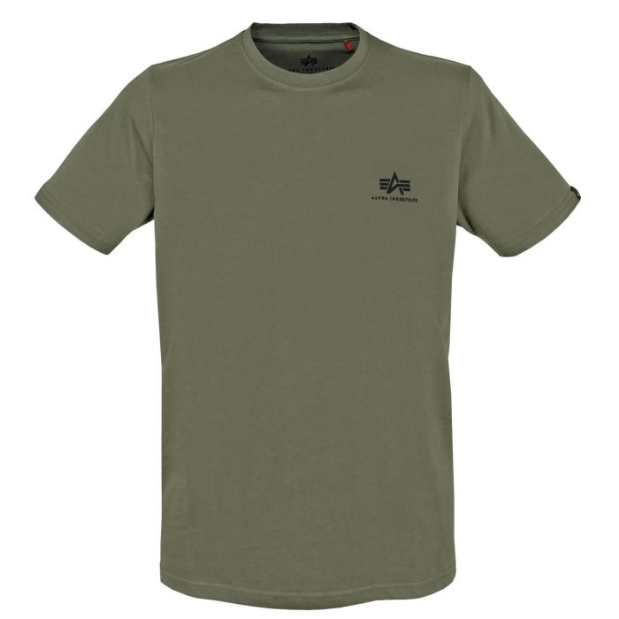 送料込★ALPHA INDUSTRIES★Tシャツ Basic Small Logo Tシャツ Basic Small Logo T-Shirt | Alpha Industries