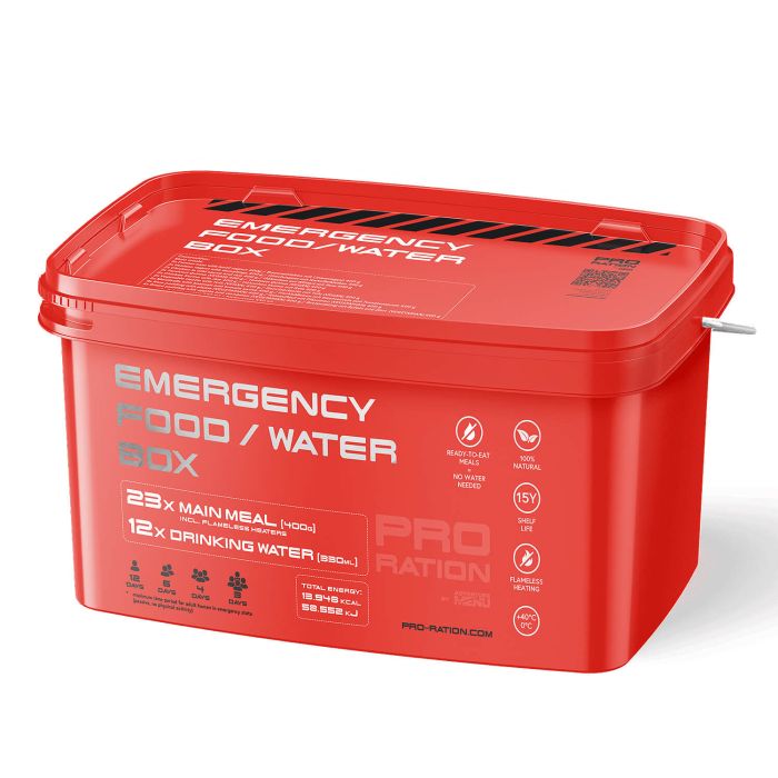 Emergency Food/Water Box Notration