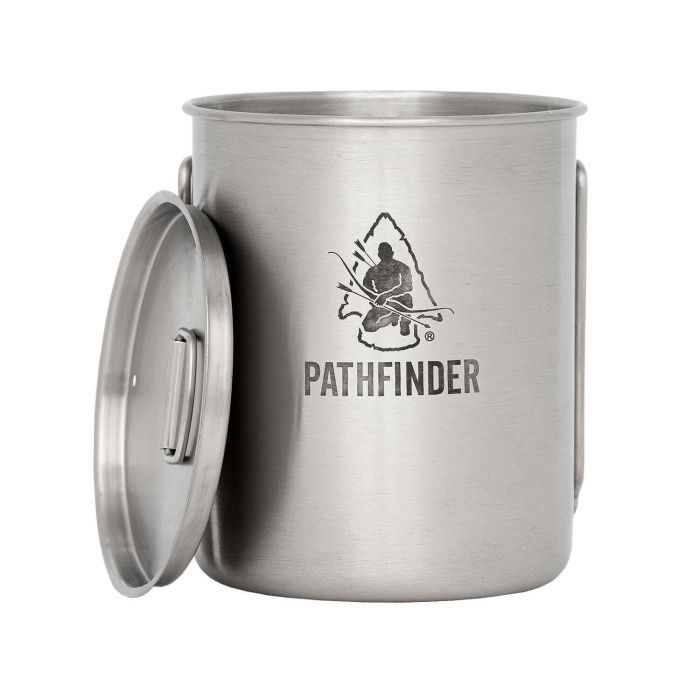 Edelstahl Becher mit Deckel 700 ml