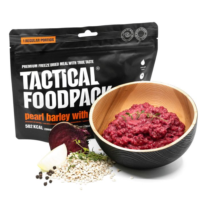 Hauptmahlzeit Perlgraupen mit Roter Beete