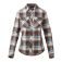 coral crimson checkered