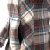 coral crimson checkered