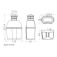 Titan Canteen Feldflasche m. Becher u. Tasche