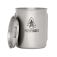 Edelstahl Becher mit Deckel 700 ml