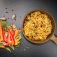 Hauptmahlzeit Gemüsewok mit Spaghetti (Sale)