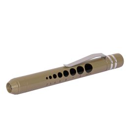 Rescue Essentials Reusable LED Penlight - Blue, With Pupil Gauge, Clip & Includes 2 AAA Batteries