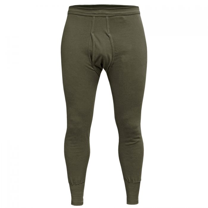 Caleçon Long Militaire Bundeswehr Olive - Taille 4 - 100% Coton - Neuf Avec étiquettes
