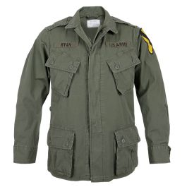 Mil-Tec Brand U.S. Military style OD M64 Vietnam jungle jacket lightweight BDU