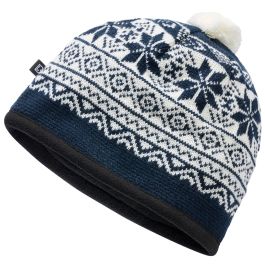 Brandit Snow Cap - White Bobble Hat, Classic Scandinavian Stretch Fit Beanie With Fleece Lining - View #12