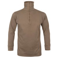 Bundeswehr Trikothemd m. RV Original gebraucht braun