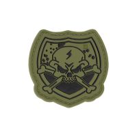 Rubber Patch Skull and Crossbones (Sale)