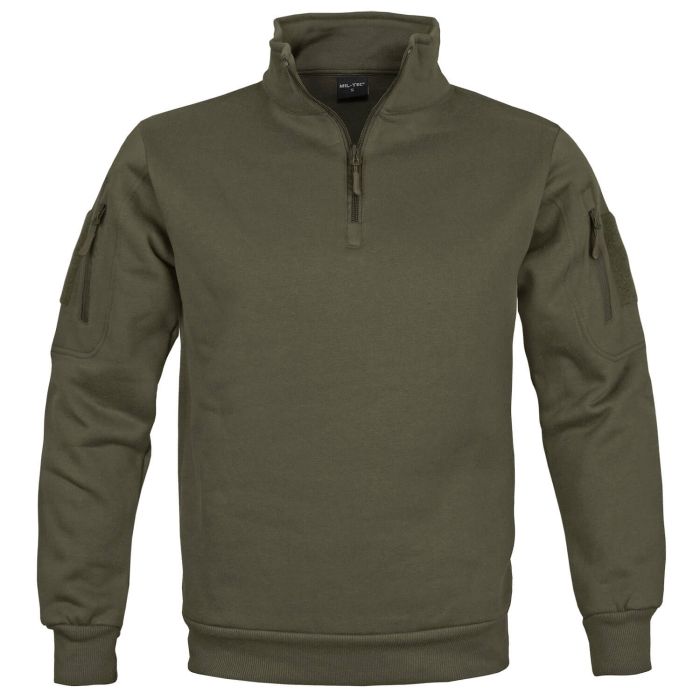Mil-Tec Tactical Sweatshirt Zipper bw-online-shop