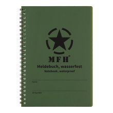 Wasserfestes Meldebuch A5