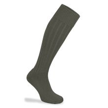 Original Bundeswehr Olive Long Socks – Knee-High Wool Blend Socks With Plush Sole, German Army Issue