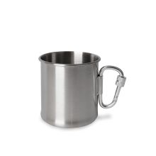 Edelstahl Karabinerbecher