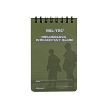 Meldeblock Wasserfest 7.5 x 13 cm