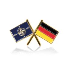 Mützenanstecker Flagge Nato / Deutschland