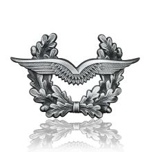 BW Mützenkranz Metall Luftwaffe