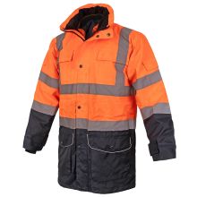 Wetter- und Kälteschutz-Warnjacke m. Futter 7 in 1 Original gebraucht