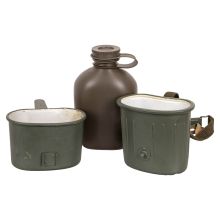 BW Feldflasche Kunststoff 3-tlg. Original gebraucht