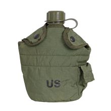 US Feldflasche mit Hülle Original gebraucht