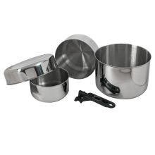 Biwak Kochset Edelstahl III