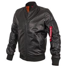 MA-1 Leather Bomber Jacket