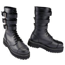 Plateau Phantom Buckle Boots