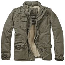 Winter Britannia Jacke oliv, Größe 3XL