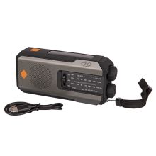 Survival Notfallradio mit Kurbel & Solar - Powerbank Taschenlampe SOS