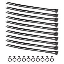 Kunststoffhandschellen 10er Pack Double Flex 55 x 1.25 cm