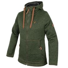 Womens Strickfleece Jacke mit Kapuze