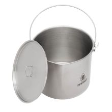 Edelstahl Bush Pot mit Deckel 3.5 Liter