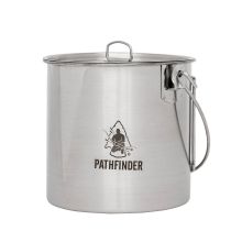 Edelstahl Bush Pot mit Deckel 1.9 Liter