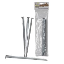 Stahlblech Heringe Halbrund 30 cm 6er-Pack